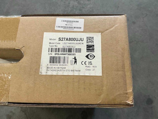 Samsung ls27a800ujuxen monitor - afbeelding 3 van  3