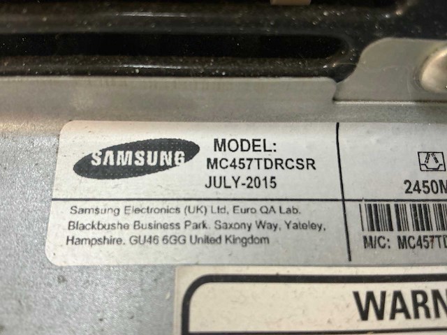Samsung mc457tdrcsr combi magnetron - afbeelding 5 van  5
