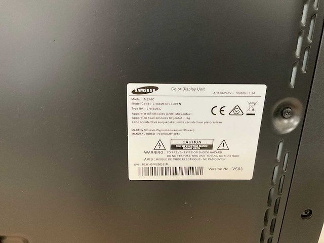Samsung (me46c) 46”, 1920x1080 (fhd) ips monitor - afbeelding 5 van  5