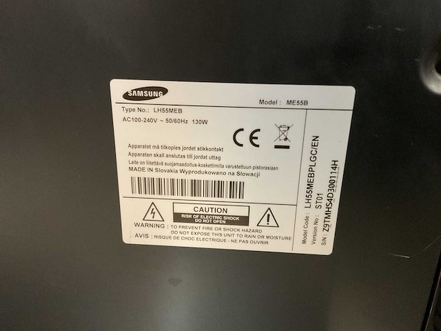 Samsung me55c 55” lcd display - afbeelding 5 van  6