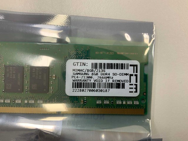 Samsung mimac 32gb(4x 8gb) ddr4 so-dimm pc4-21300 2666mhz - afbeelding 2 van  2
