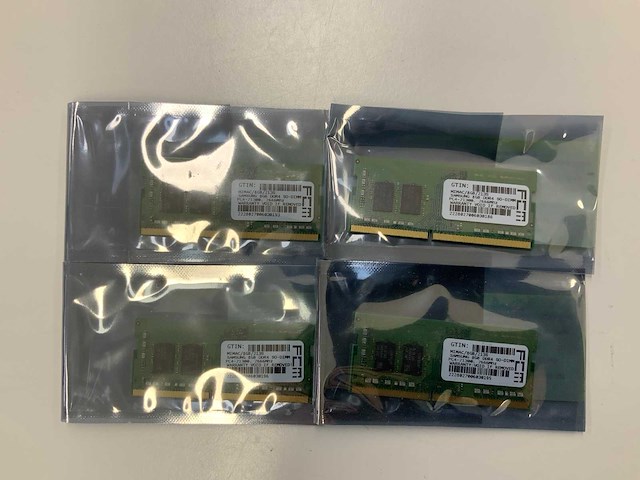 Samsung mimac 32gb(4x 8gb) ddr4 so-dimm pc4-21300 2666mhz - afbeelding 1 van  2