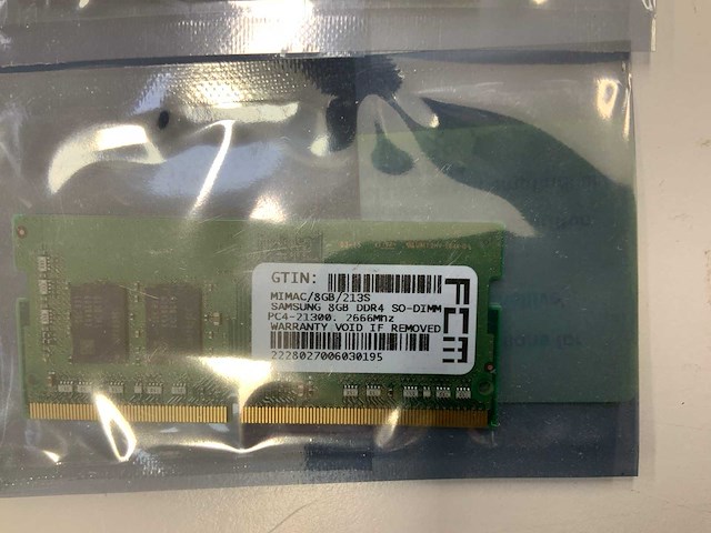 Samsung mimac 32gb(4x 8gb) ddr4 so-dimm pc4-21300 2666mhz - afbeelding 2 van  2