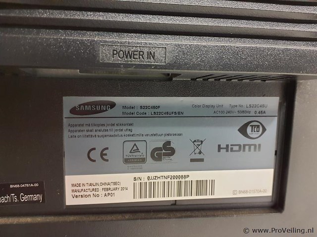 Samsung monitor s22c450f - afbeelding 3 van  6