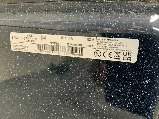 Samsung ms28f303tfs magnetron - afbeelding 6 van  6