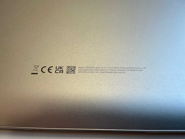Samsung np750xed laptop - afbeelding 7 van  7