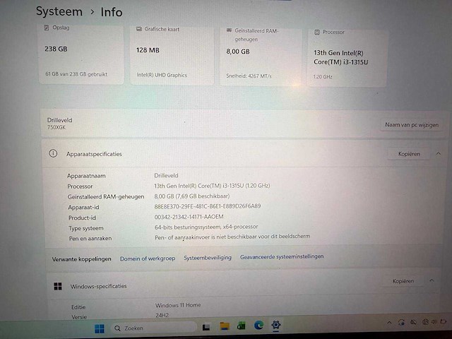 Samsung np750xgj intel core i3 laptop - afbeelding 3 van  10
