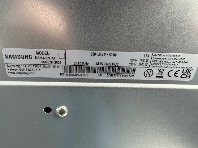 Samsung ongebruikt - mj26a6093at - magnetron - afbeelding 5 van  5