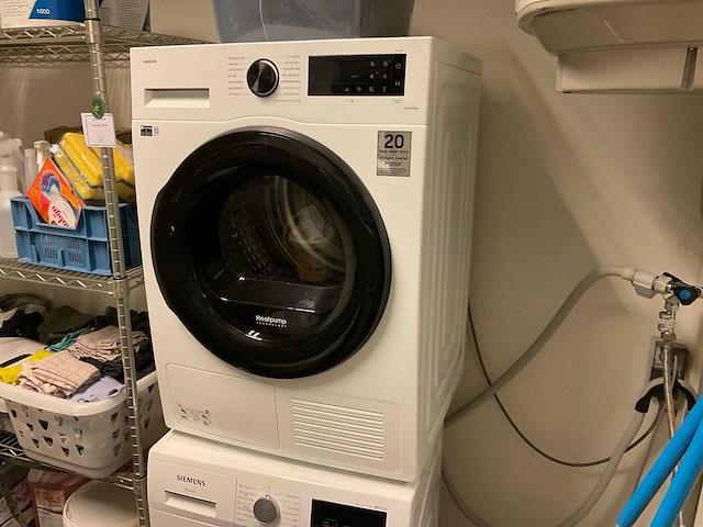 Samsung optimal dry 5000-serie 8kg dv80cgc2b0aeen warmtepompdroger - afbeelding 1 van  3