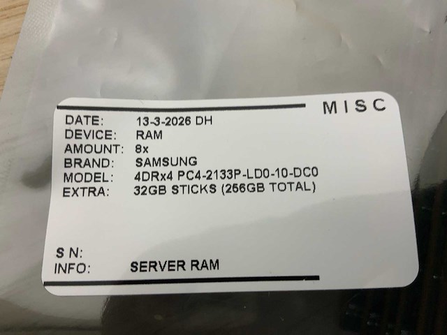 Samsung pc4-2133p 32gb ddr4 (8x) - afbeelding 8 van  8