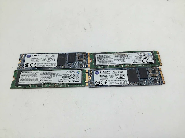 Samsung pm871 128gb (2x) en kingston 120gb sata m.2 ssd interne hardeschijf (4x) - afbeelding 2 van  2