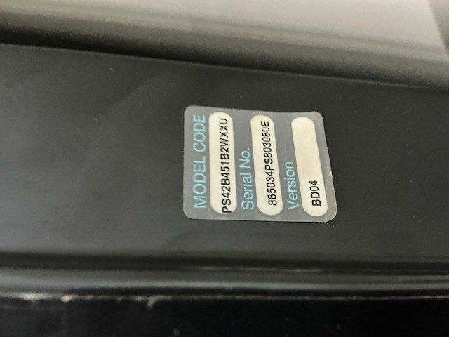 Samsung ps42b451b2wxxu televisie - afbeelding 3 van  3