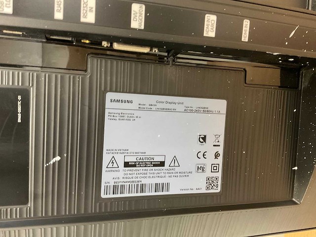 Samsung (qb43n) 43”, 3840x2160 (uhd) lcd monitor - afbeelding 6 van  6