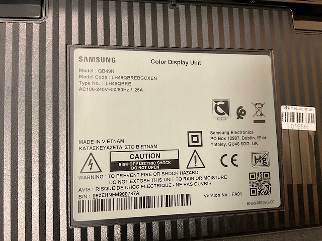Samsung (qb49r) 49”, 3840x2160 (uhd) ips monitor - afbeelding 7 van  7