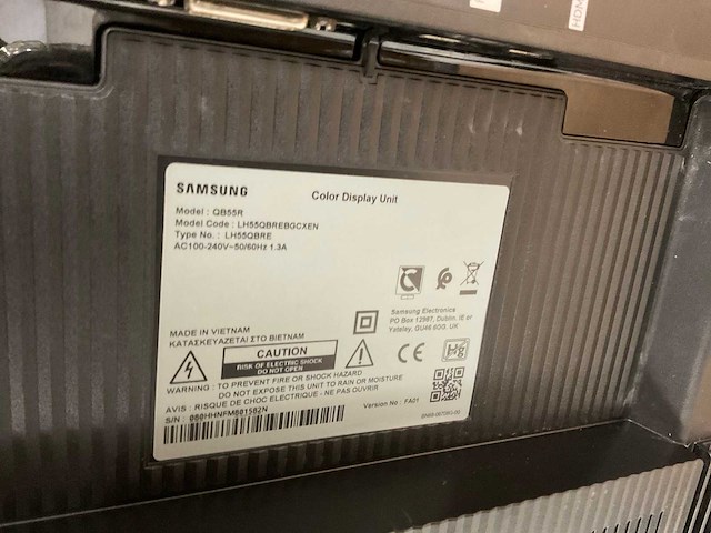 Samsung (qb55r) 55”, 3840x2160 (uhd) lcd monitor - afbeelding 7 van  7