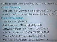 Samsung qb65r-b display in presentatie meubel - afbeelding 9 van  12