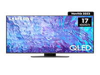 Samsung qe50q80catxzt qled 4k smart tv 50" dolby atmos carbon silver