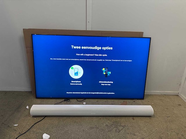Samsung qe55qn92b tv | sonos arc soundbar - afbeelding 1 van  4