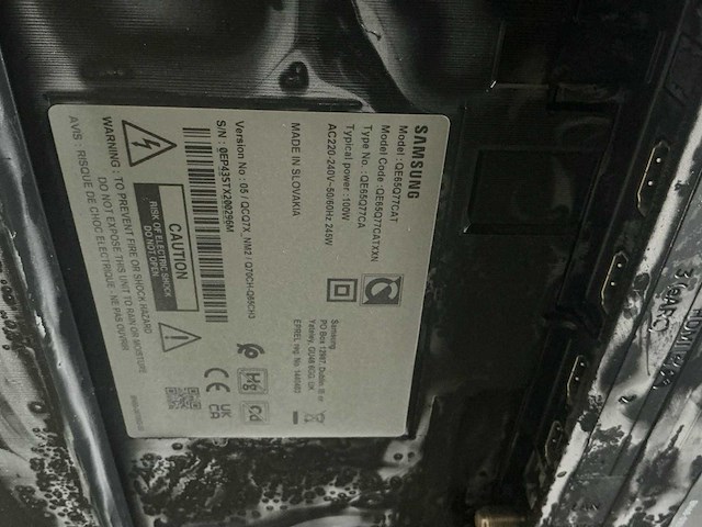 Samsung qe65q77cat 65 inch 4k televisie - afbeelding 3 van  3