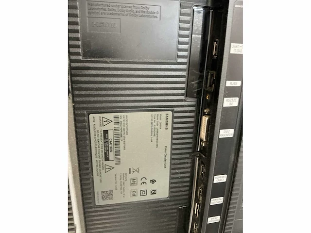 Samsung qh55r monitor (2x) - afbeelding 4 van  5