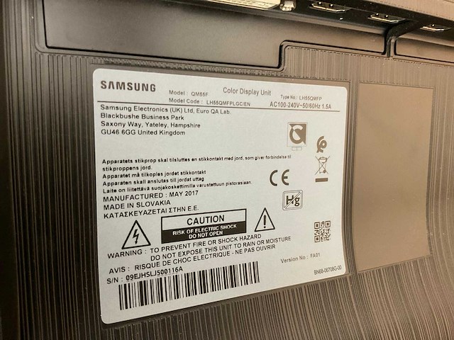Samsung (qm55f) 55”, 3840x2160 (uhd) ips monitor - afbeelding 2 van  2