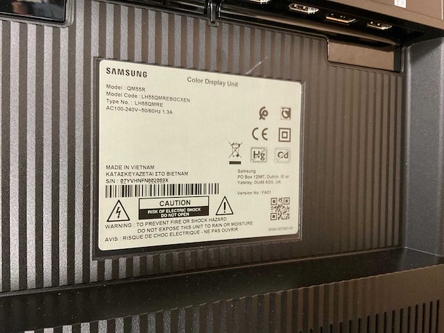 Samsung (qm55r) 55”, 3840x2160 (uhd) lcd monitor - afbeelding 6 van  6