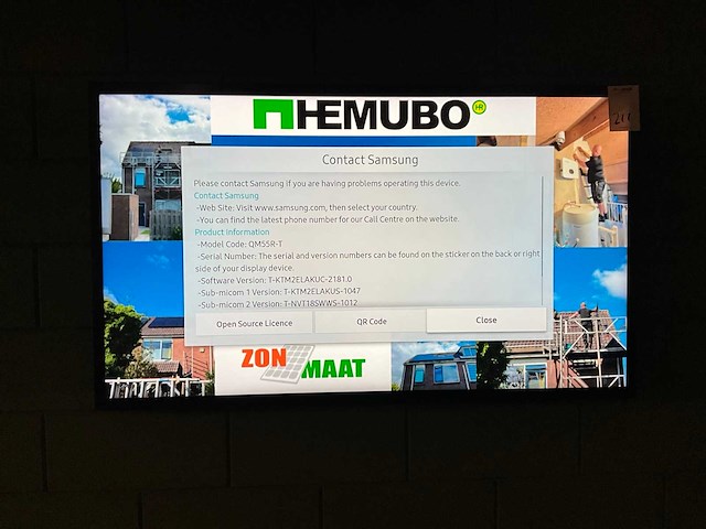 Samsung qm55r-t televisie - afbeelding 4 van  4