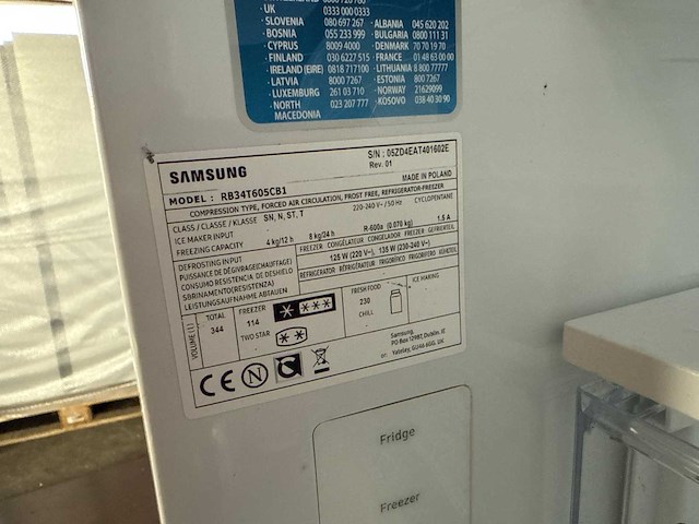 Samsung rb34t605cb1 koel-vriescombinatie |samsung ww81cgc04aae wasmachine - afbeelding 4 van  8