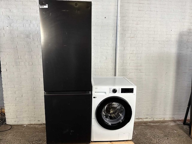 Samsung rb34t605cb1 koel-vriescombinatie |samsung ww81cgc04aae wasmachine - afbeelding 1 van  8