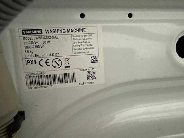 Samsung rb34t605cb1 koel-vriescombinatie |samsung ww81cgc04aae wasmachine - afbeelding 8 van  8