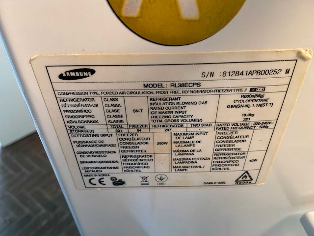 Samsung rl38ecps koelkast - afbeelding 7 van  7