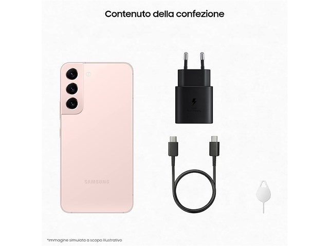Samsung s22 5g smartphone 128 gb pink gold - afbeelding 2 van  5