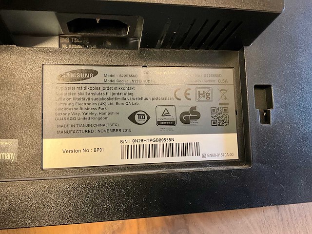Samsung s22e650d monitor (4x) - afbeelding 2 van  3