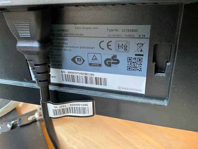 Samsung s22e650d monitor (7x) - afbeelding 3 van  3