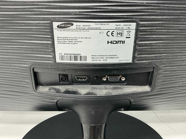 Samsung s24d340h ls24d340 monitor - afbeelding 2 van  8