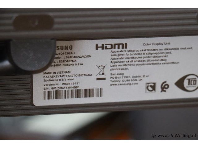 Samsung s24d402gau monitor - afbeelding 5 van  6