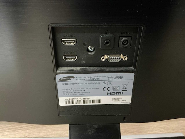 Samsung s24d590pl monitor - afbeelding 3 van  3