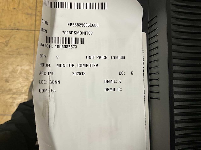 Samsung s24e450dl monitor (2x) - afbeelding 5 van  6