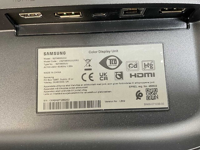 Samsung (s27a600uuu) 27”, 2560x1440 (qhd) ips monitors (2x) - afbeelding 5 van  10