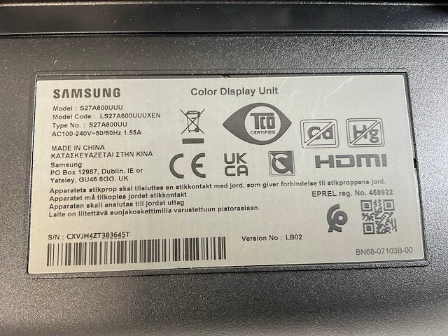 Samsung (s27a600uuu) 27”, 2560x1440 (qhd) ips monitors (2x) - afbeelding 4 van  13