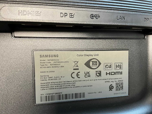 Samsung (s27a600uuu) 27”, 2560x1440 (qhd) ips monitors (2x) - afbeelding 4 van  13
