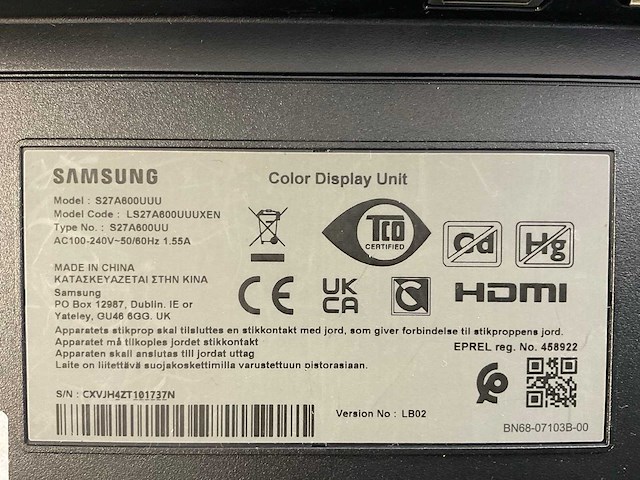 Samsung (s27a600uuu) 27”, 2560x1440 (qhd) ips monitors (2x) - afbeelding 6 van  7