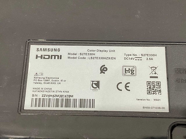 Samsung s27e330h televisie - afbeelding 5 van  6