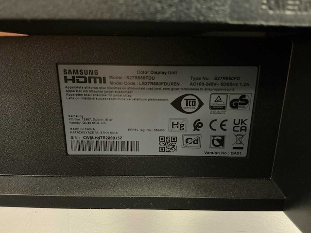 Samsung s27r650fdu monitor - afbeelding 4 van  4