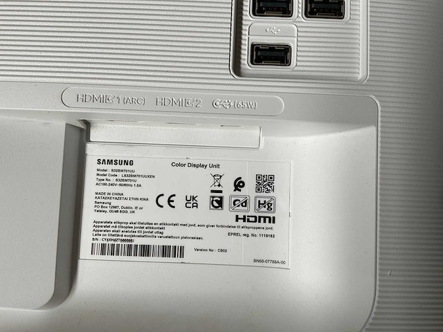 Samsung s32bm701 monitor - afbeelding 6 van  8