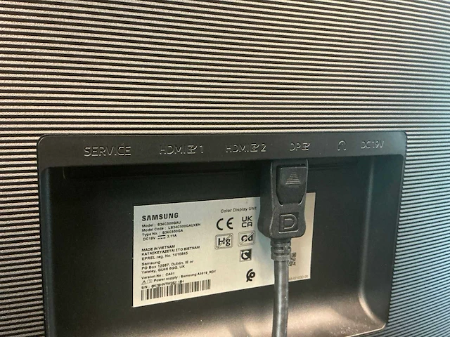 Samsung s34c500gau 34” monitor - afbeelding 4 van  5