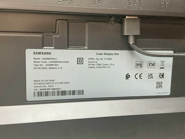 Samsung s43bm700uu 43” televisie - afbeelding 5 van  6