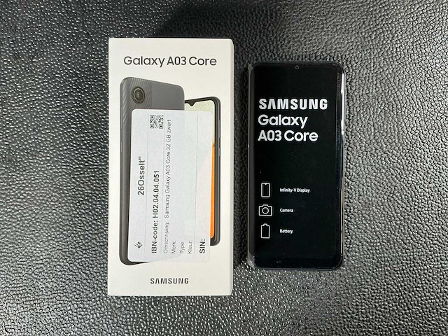 Samsung sm-a032f/ds galaxy a03 core mobiele telefoon - afbeelding 1 van  5