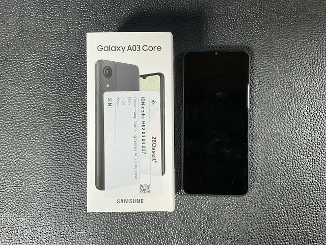 Samsung sm-a032f/ds galaxy a03 core mobiele telefoon - afbeelding 1 van  5