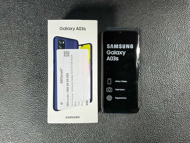 Samsung sm-a037f/ds galaxy a03s mobiele telefoon - afbeelding 1 van  5
